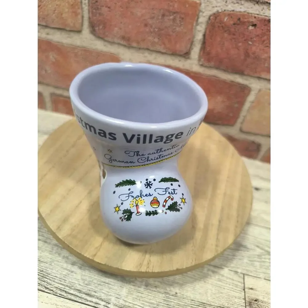 Christmas Village Baltimore Boot Souvenir Mug Lavender Glühwein German Market